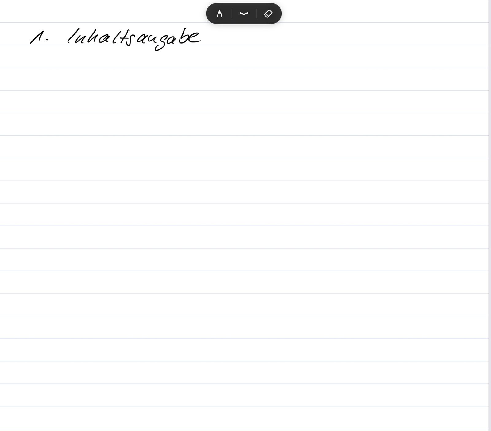 Fullscreen mode with minimal toolbar