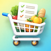 Shopping List + Pantry App Logo